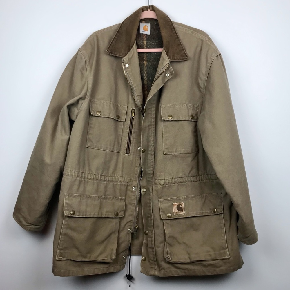 Carhartt Cotton Duck Blanket Lined Chore Coat 3XL